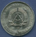 DDR 5 Mark 1978 Friedrich Gottlieb Klopstock, J 1566 vz/st (m2913)