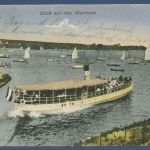 Berlin Blick auf den Wannsee Ausflugsdampfer, gelaufen 1921 (AK5902)