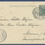 Franzensbad Františkovy Lázně Stadtansicht, gelaufen 1904 (AK5884)