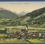 Thermalbad Hofgastein Ortsansicht, gelaufen Marke fehlt (AK5869)
