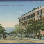 Genua Circonvallazione a Mare Villa Figari, gelaufen 1914 Marke fehlt (AK5863)