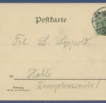 Gruß aus Halle an der Saale Ruine Moritzburg, gelaufen 1898 (AK5854)