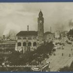 Hamburg St. Pauli Landungsbrücken, gelaufen 1929 (AK5807)