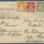 Kopenhagen Dronning Louises Bro, gelaufen 1908 (AK5846)