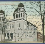 Jüdische Synagoge Baltimore Maryland, gelaufen 1908 (AK5841)