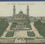 Paris Panorama du Trocadéro, gelaufen 1906 Marke fehlt (AK5832)