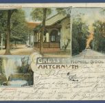 Gruss aus dem Königl. Soolbad Artern Salinenpark, gelaufen 1904 (AK5886)