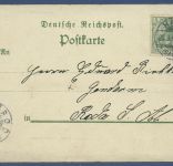 Gruss aus Halle an der Saale Universität Bahnhof, gelaufen 1902 (AK5848)