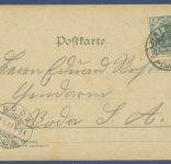 Gruss aus den Kaisersälen Halle an der Saale, gelaufen 1902 (AK5850)