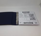Münzalbum NUMIS blau mit 5 Blättern für 15 EURO-Sätze, gebraucht (ZM24)