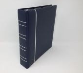 Münzalbum blau mit 5 Blättern für 60 Münzen bis 44 mm, gebraucht (ZM25)