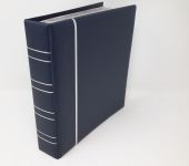 Münzalbum blau mit 5 Blättern für 97 Münzen 17 bis 44 mm, gebraucht (ZM26)