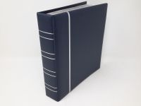 Münzalbum blau mit 5 Blättern für 114 Münzen 17 bis 44 mm, gebraucht (ZM27)