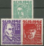 SBZ Mecklenburg-Vorpommern 1945 Opfer Faschismus 20/22 postfrisch leicht fleckig