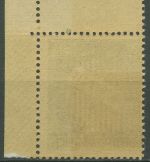Österreich 1945 3. Wiener Aushilfsausgabe 672 II Ecke gefaltet, Fehler, postfr.