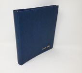 Lindner Münzalbum Karat 1106 blau + 5 Blatt (siehe unten) gebraucht (ZM33)