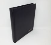 Lindner Münzalbum Karat 1106 schwarz + 5 Blatt (siehe unten) gebraucht (ZM34)