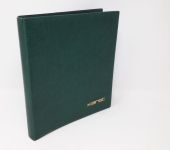 Lindner Münzalbum Karat 1106 grün + 5 Blatt (siehe unten) gebraucht (ZM36)