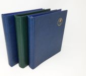 HETZEL: SET 3 x Münzalbum leer, gebraucht (ZM39)