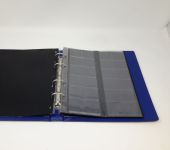 LEUCHTTURM OPTIMA Münzalbum mit 5 Blättern für 152 Münzen gebraucht (ZM43)