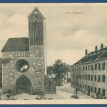 Prenzlau Alte Kaserne, gelaufen 1904 Bahnpost (AK2824)
