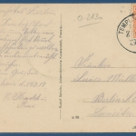 Luftkurort Hotel Birkenhain Albert Mielke, gelaufen 1907 Bahnpost (AK2806)