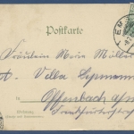Gruss aus Bad Ems Beleuchtung der Bäderlei, gelaufen 1901 (AK2998)