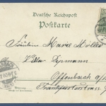 Gruss aus Bad Ems Malbergbahn Stadtansicht, gelaufen 1900 (AK2999)