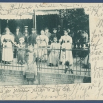 Gruss aus der Milchkur-Anstalt in Bad Ems, gelaufen 1901 (AK3014)