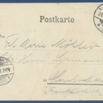 Gruss aus der Milchkur-Anstalt in Bad Ems, gelaufen 1901 (AK3014)