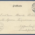 Gruss aus Wildbad Olgastraße, gelaufen 1902 (AK3017)