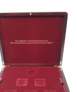 Luxus HOLZ Münzkassette für 11 x Münzen, gebraucht (Z1965)