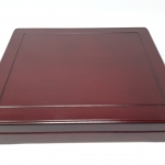 Luxus HOLZ Münzkassette für 11 x Münzen, gebraucht (Z1965)