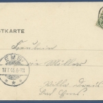 Aschaffenburg Königliches Schloß, gelaufen 1905 (AK2971)