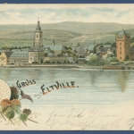 Gruss aus Eltville Kurfürstliche Burg, gelaufen 1902 (AK3022)
