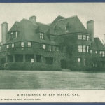 A Residence at San Mateo California, gelaufen 1908 (AK2986)