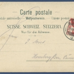 Meiringen Stadtansicht gegen die Berge, gelaufen 1914 (AK2990)