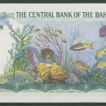 Bahamas 1 Dollar 1974, Korallenriff, KM 35 a kassenfrisch (K415)