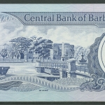 Barbados 2 Dollars 1986, KM 36 kassenfrisch (K420)