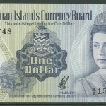 Cayman Islands 1 Dollar 1971, KM 1 b kassenfrisch (K438)