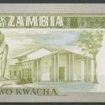 Sambia 2 Kwacha (1980-88), KM 24 c kassenfrisch (K380)
