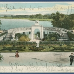 Schwerin Burggarten, gelaufen 1903 (AK3045)