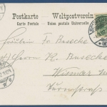Schwerin Schloß von der Seeseite, gelaufen 1902 (AK3046)