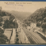 Rentschmühle Hotel Steinicht Voigtlandbahn, ungebraucht beschrieben (AK3154)