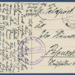Turbinenlinienschiff Kaiserin, gelaufen 1917 als Feldpost (AK3232)