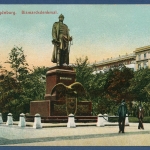 Magdeburg Bismarckdenkmal, gelaufen 1915 (AK3207)