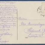 Eisenach Wartburg von Süd-West, gelaufen 1918 Marke fehlt (AK3173)