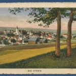 Bad Steben Gesamtansicht, gelaufen 1917 Marke fehlt (AK3191)