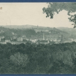 Rudolstadt Gesamtansicht, gelaufen Marke fehlt (AK3223)