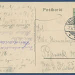 Rudolstadt Neues Rathaus Hotel Löwe, gelaufen 1914 (AK3222)